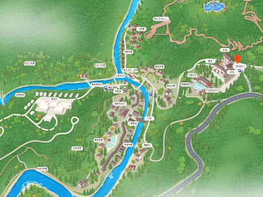 滦南结合景区手绘地图智慧导览和720全景技术，可以让景区更加“动”起来，为游客提供更加身临其境的导览体验。